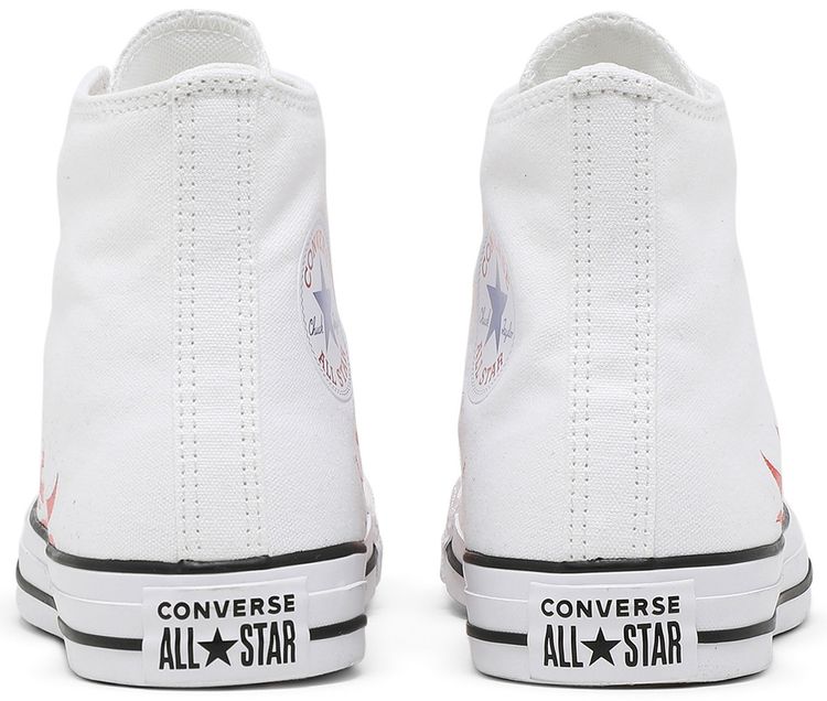 Converse Chuck Taylor All Star High Archive Print   White Flame