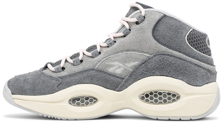 Reebok Question Mid Grey Suede