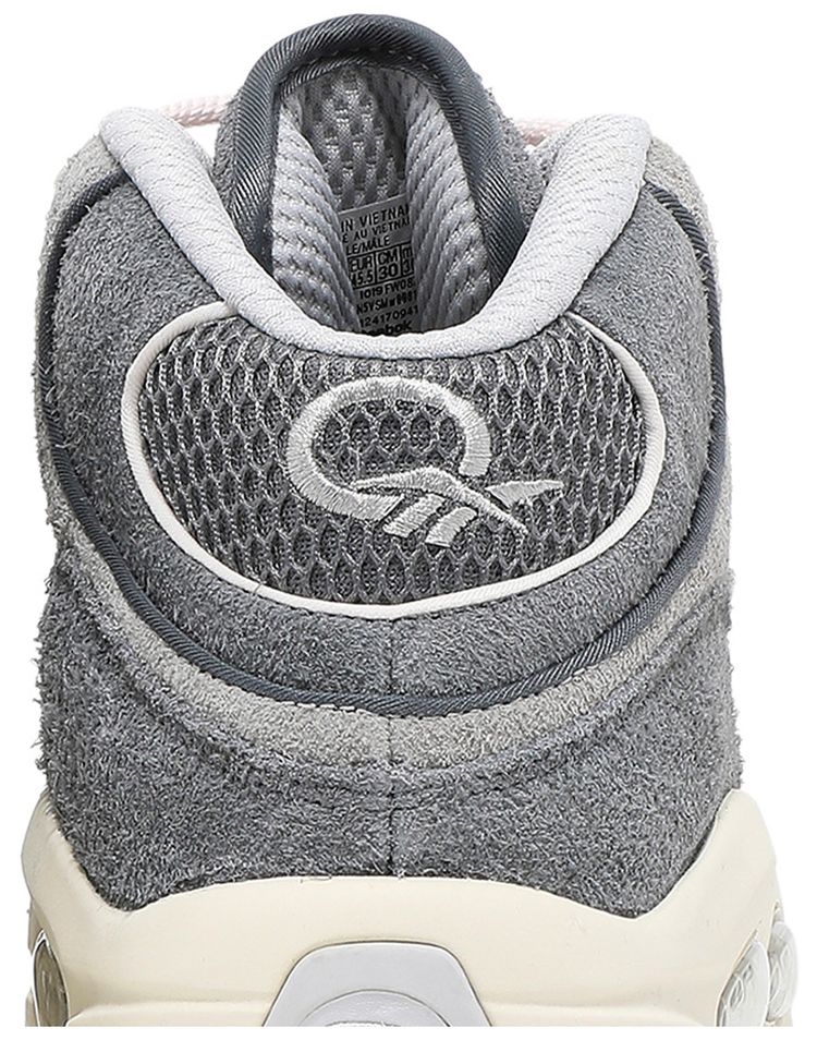 Reebok Question Mid Grey Suede