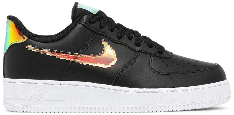 Nike Air Force 1 Low Iridescent Pixel   Black