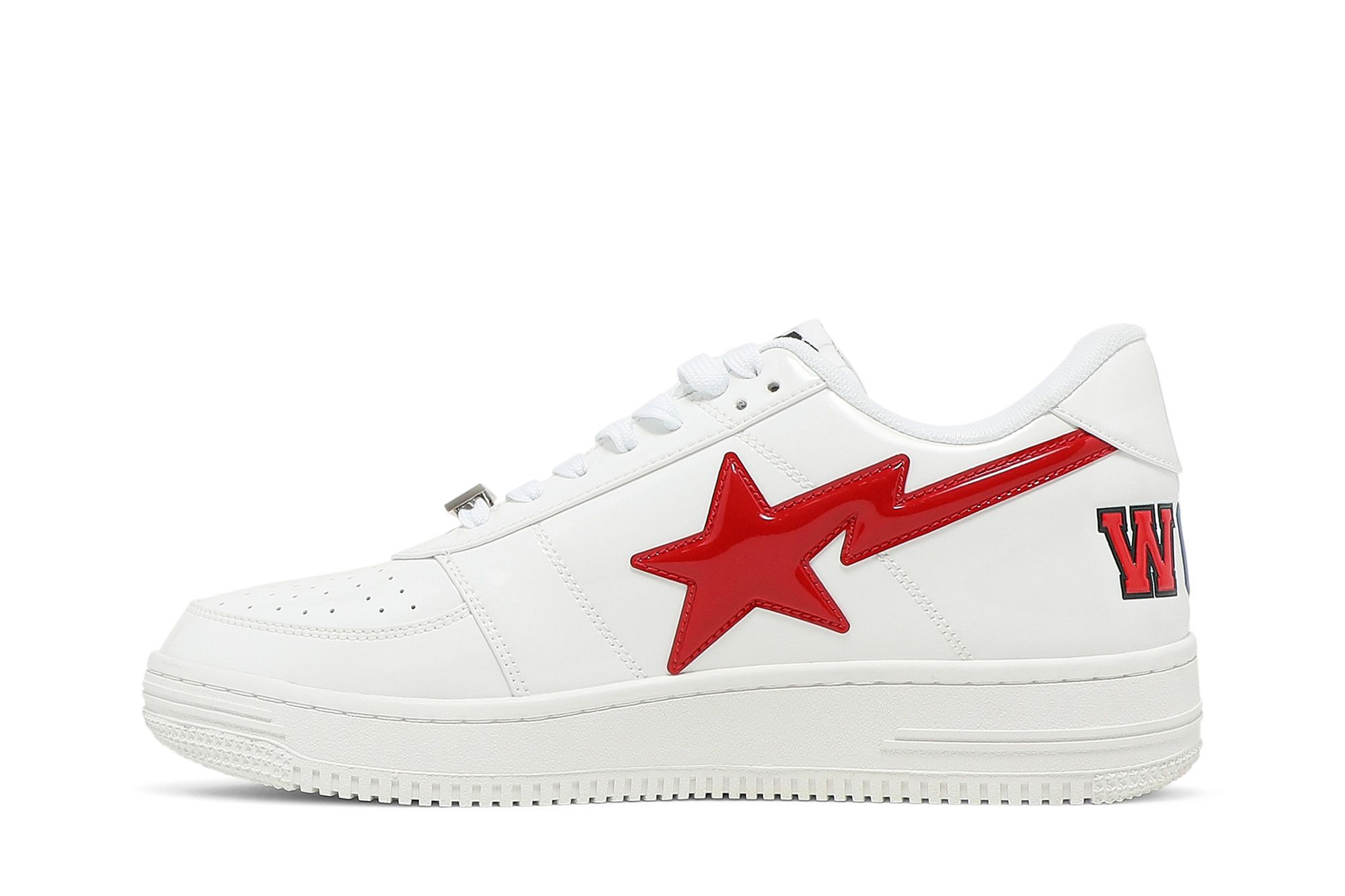 Size 11.0 Bapesta Low M2 Shark Face White