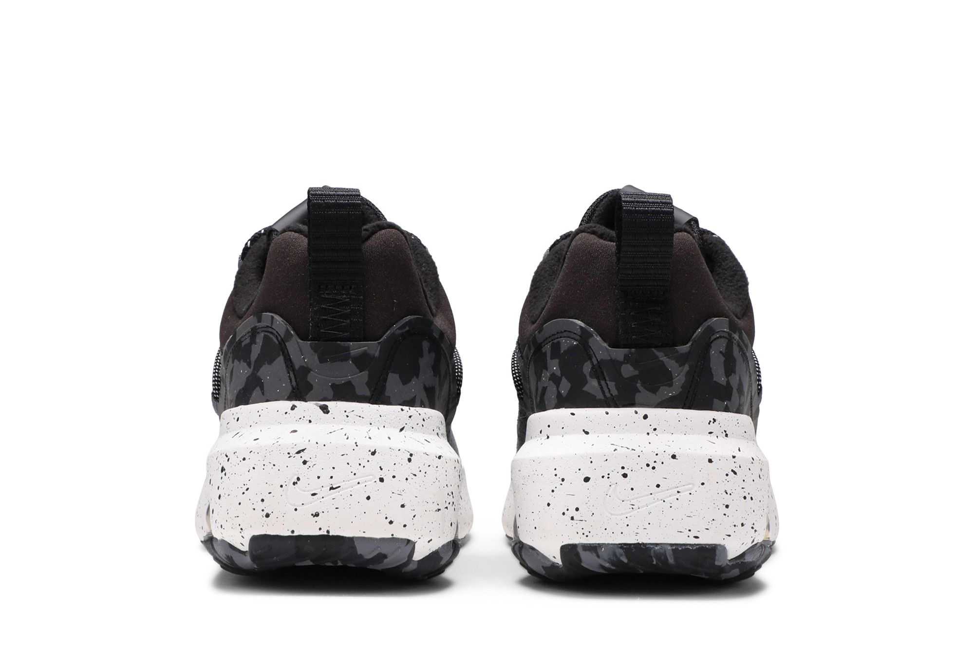 nike air max viva sneakers in black and gray