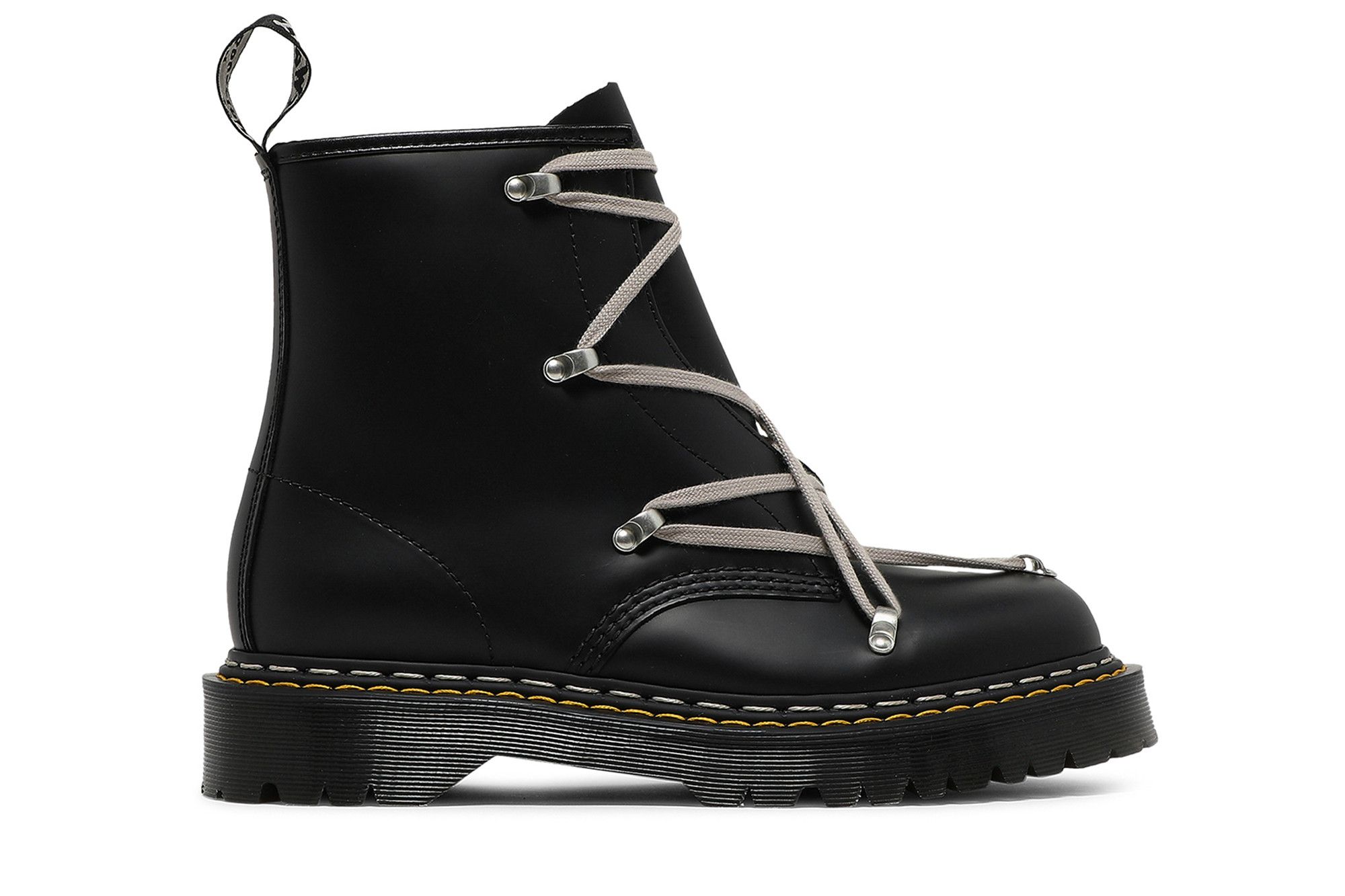 Rick owens leather boots hot sale