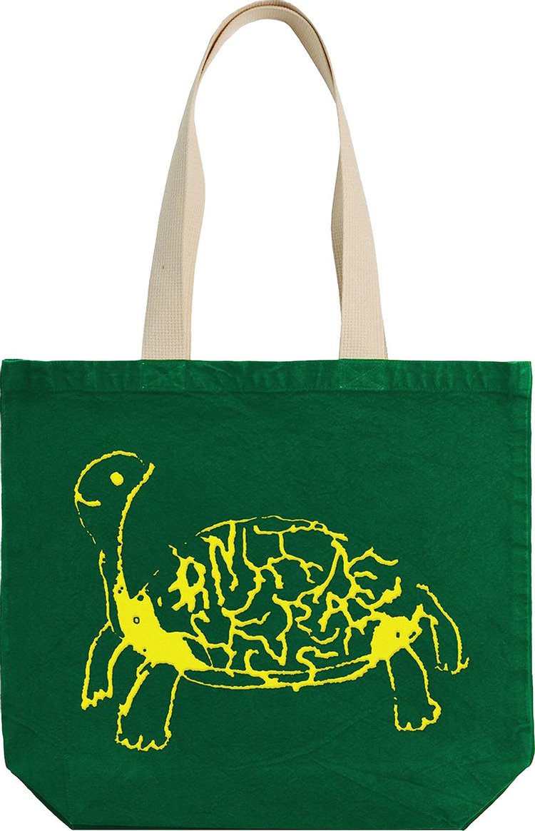 Online Ceramics Turtle Tote Green