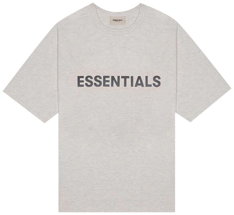 Fear of God Essentials T Shirt Heather Oatmeal