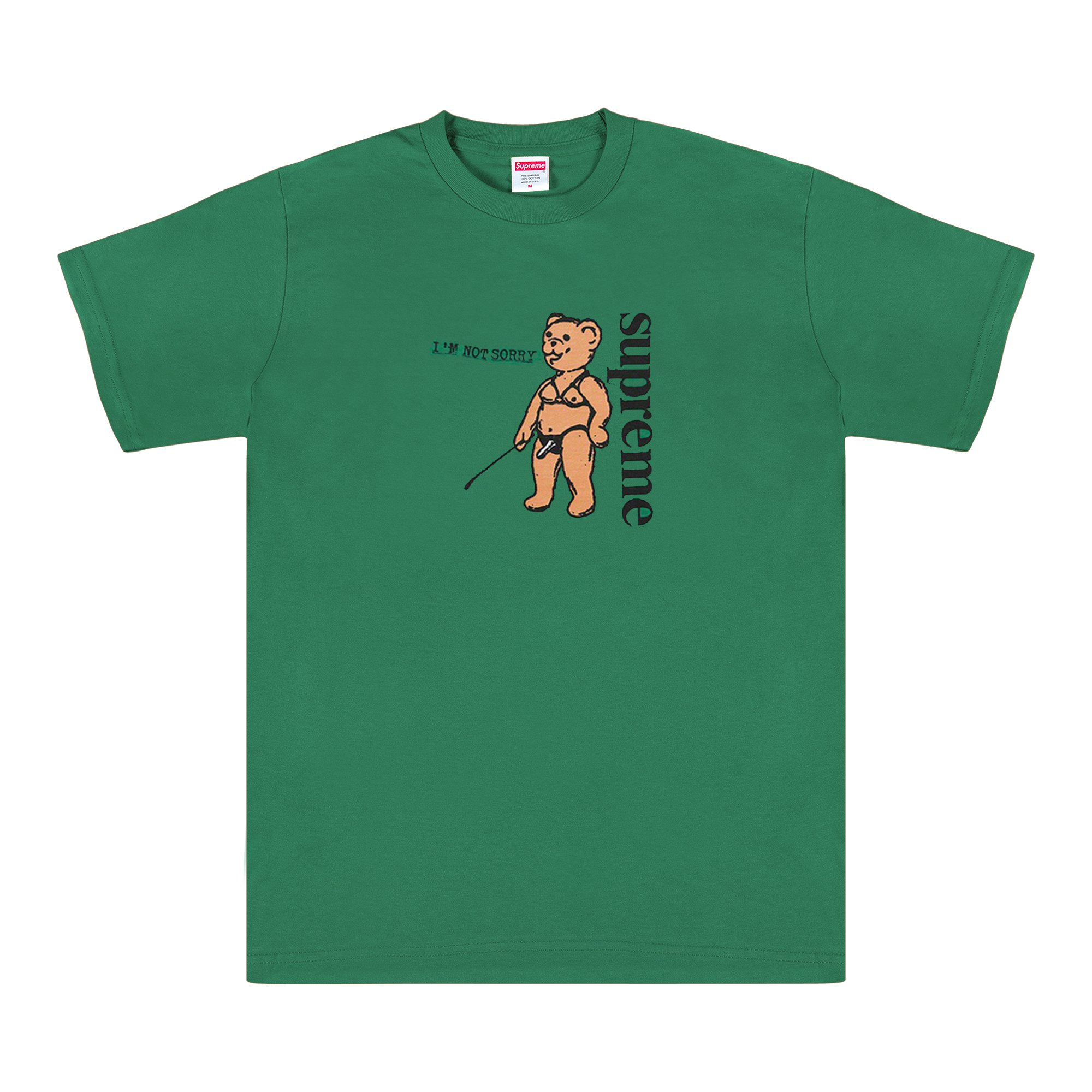 Buy Supreme Not Sorry Tee 'Light Pine' - SS21T18 LIGHT PINE | GOAT