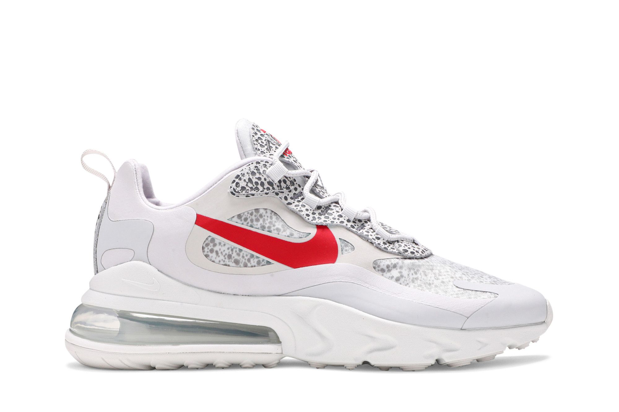 air max 270 react white red