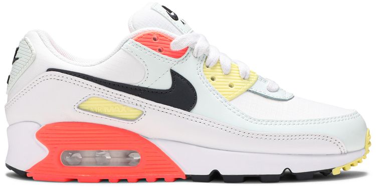 Nike Wmns Air Max 90 Summit White Bright Mango