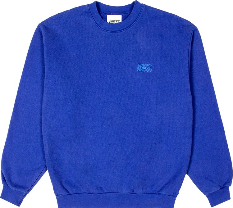 Bricks  Wood Logo Crewneck Blue