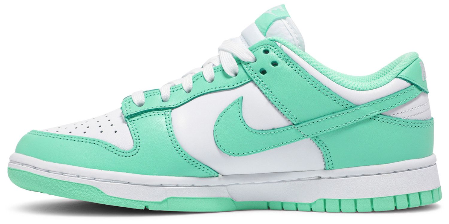 wmns nike dunk low green glow
