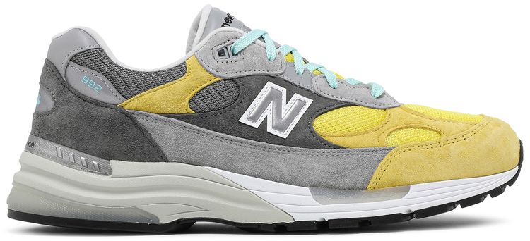 Amoeba Music x Nice Kicks x New Balance 992 Made in USA Peace Through Music   Grey