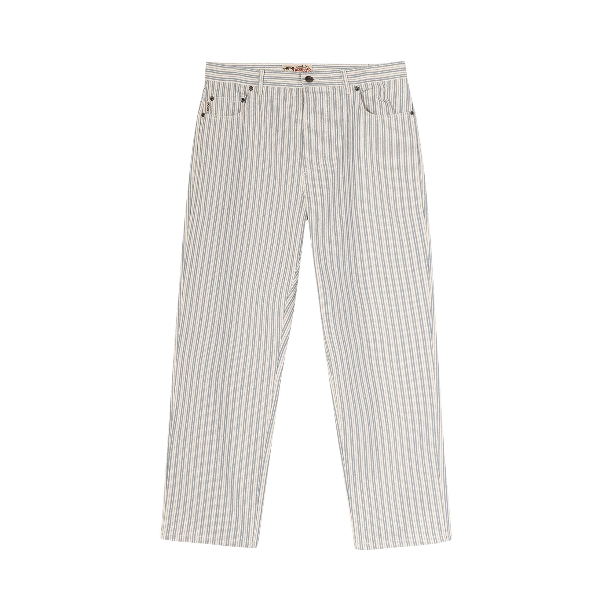 【限定特価】 Buy Stussy GOAT | STRI 116477 - 'Striped' Jeans Ol Big パンツ