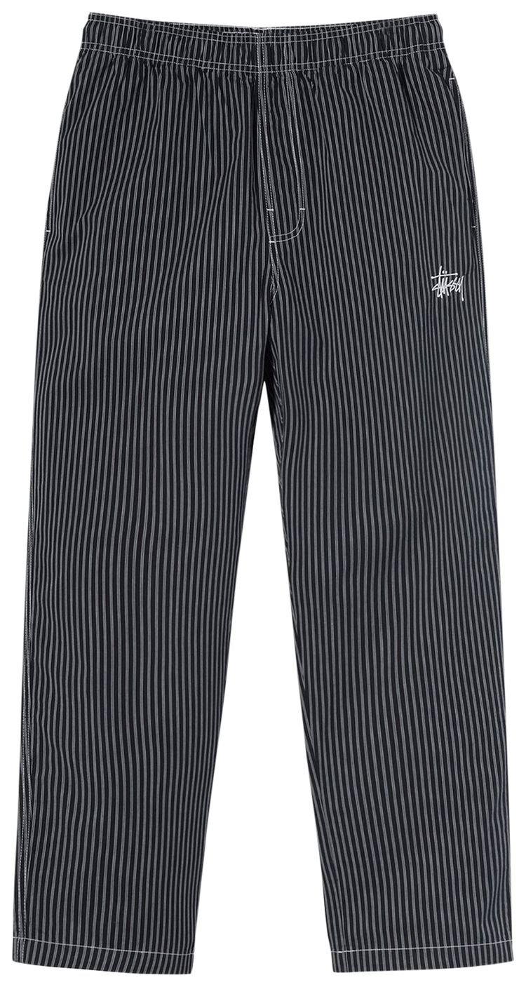 Stussy Brushed Cotton Relaxed Pant Striped