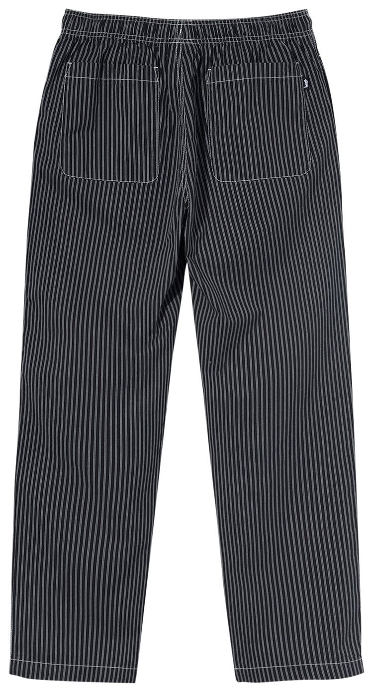 Stussy Brushed Cotton Relaxed Pant Striped