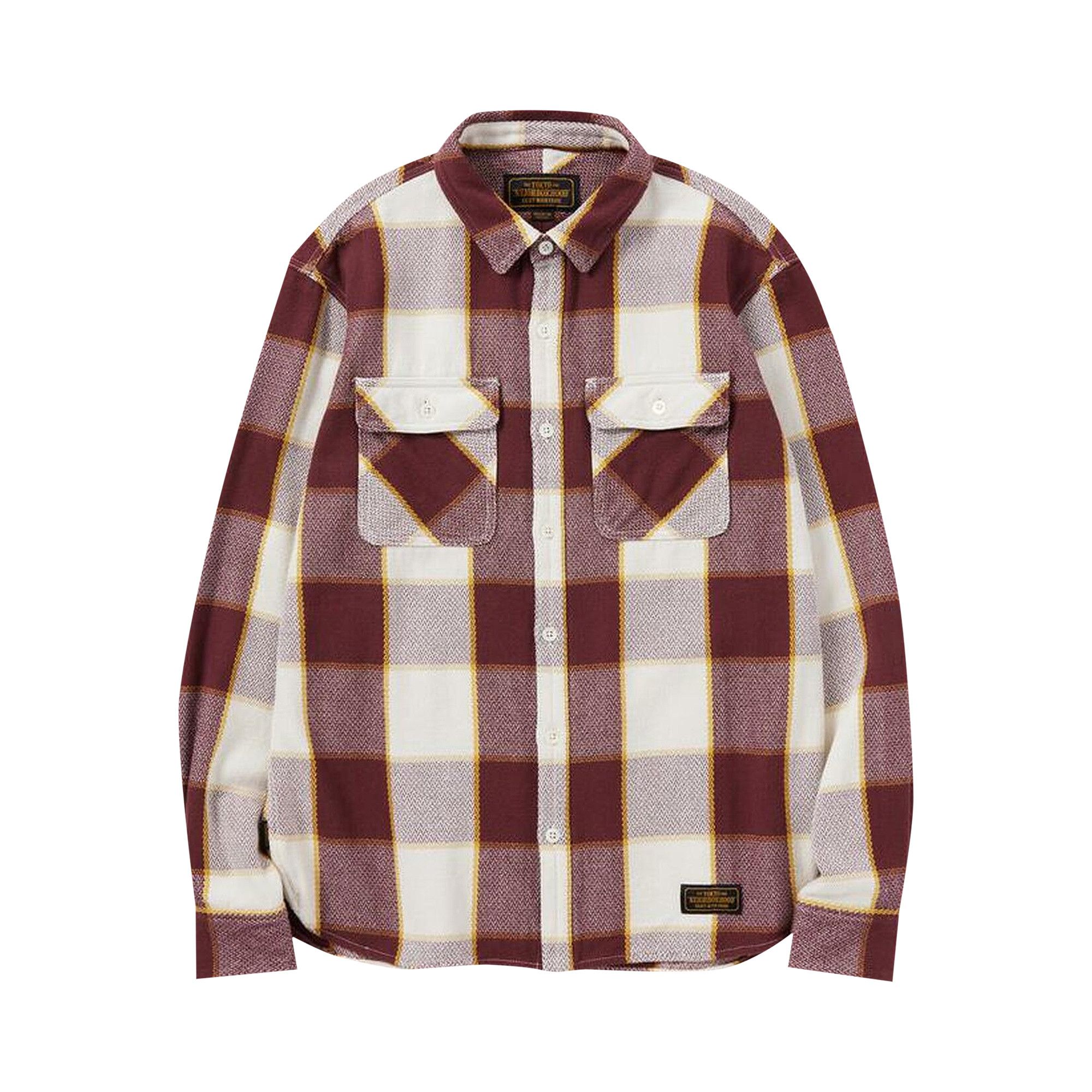 Buy Neighborhood Cabella Button-Up 'Burgundy' - 201ARNH SHM02 BURG