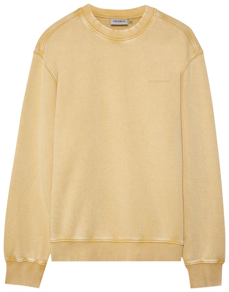 Carhartt WIP Mosby Script Sweatshirt Dusty Brown