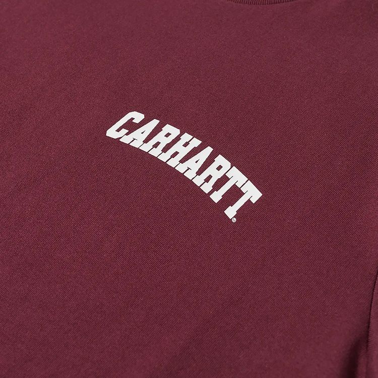 Carhartt WIP University Script T Shirt Shiraz