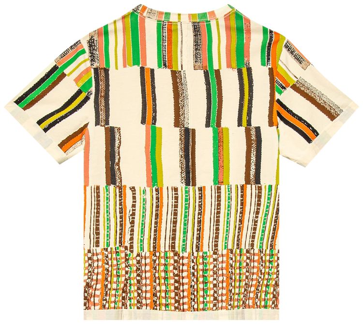 Eckhaus Latta Lapped Tee Super Striper