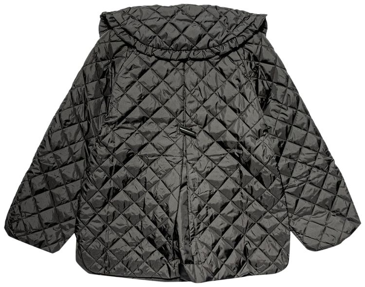 GANNI Ripstop Quilt Jacket Black