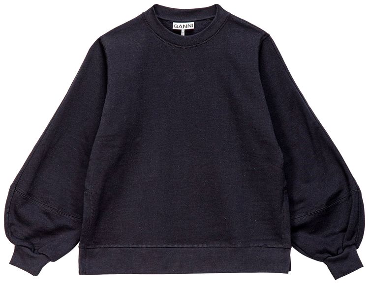 GANNI Puff Sleeve Sweatshirt Sky Captain