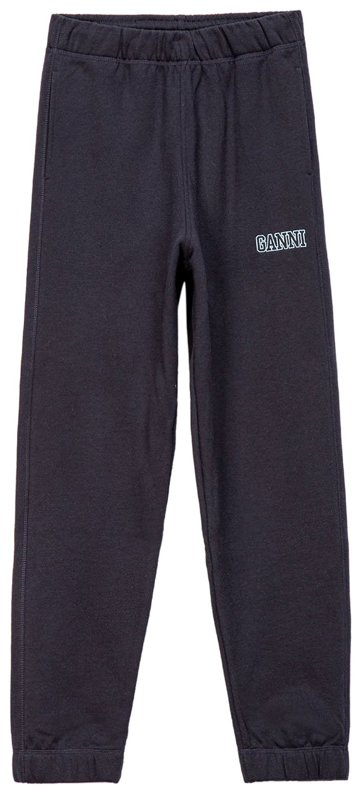 GANNI Puff Sleeve Sweatshirt Blue