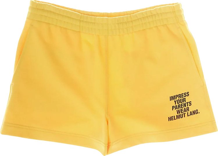 Helmut Lang Impress Shorts 'Laser Yellow'