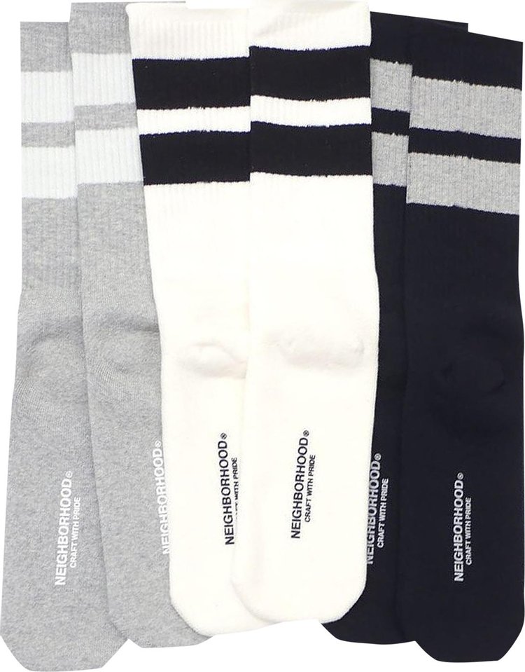 Neighborhood Classic 3 Pack Socks Multicolor