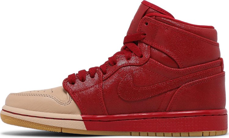 Wmns Air Jordan 1 Retro High Premium Dipped Toe   Red