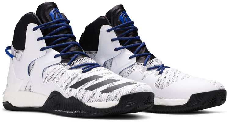 D Rose 7 Primeknit White Blue