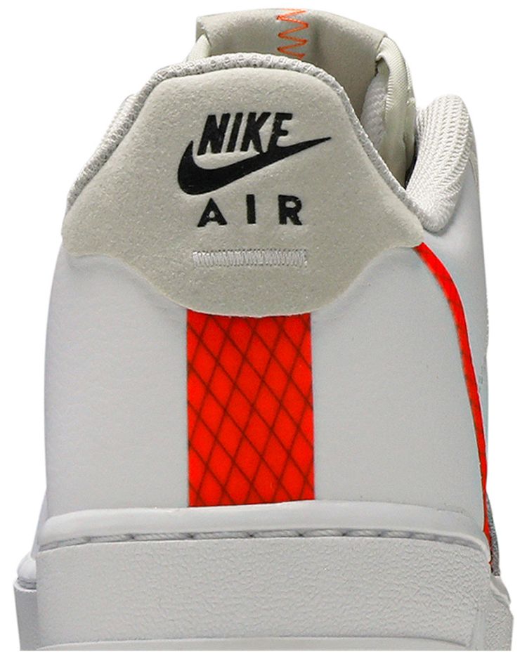 Nike Air Force 1 LV8 3 GS White Total Orange