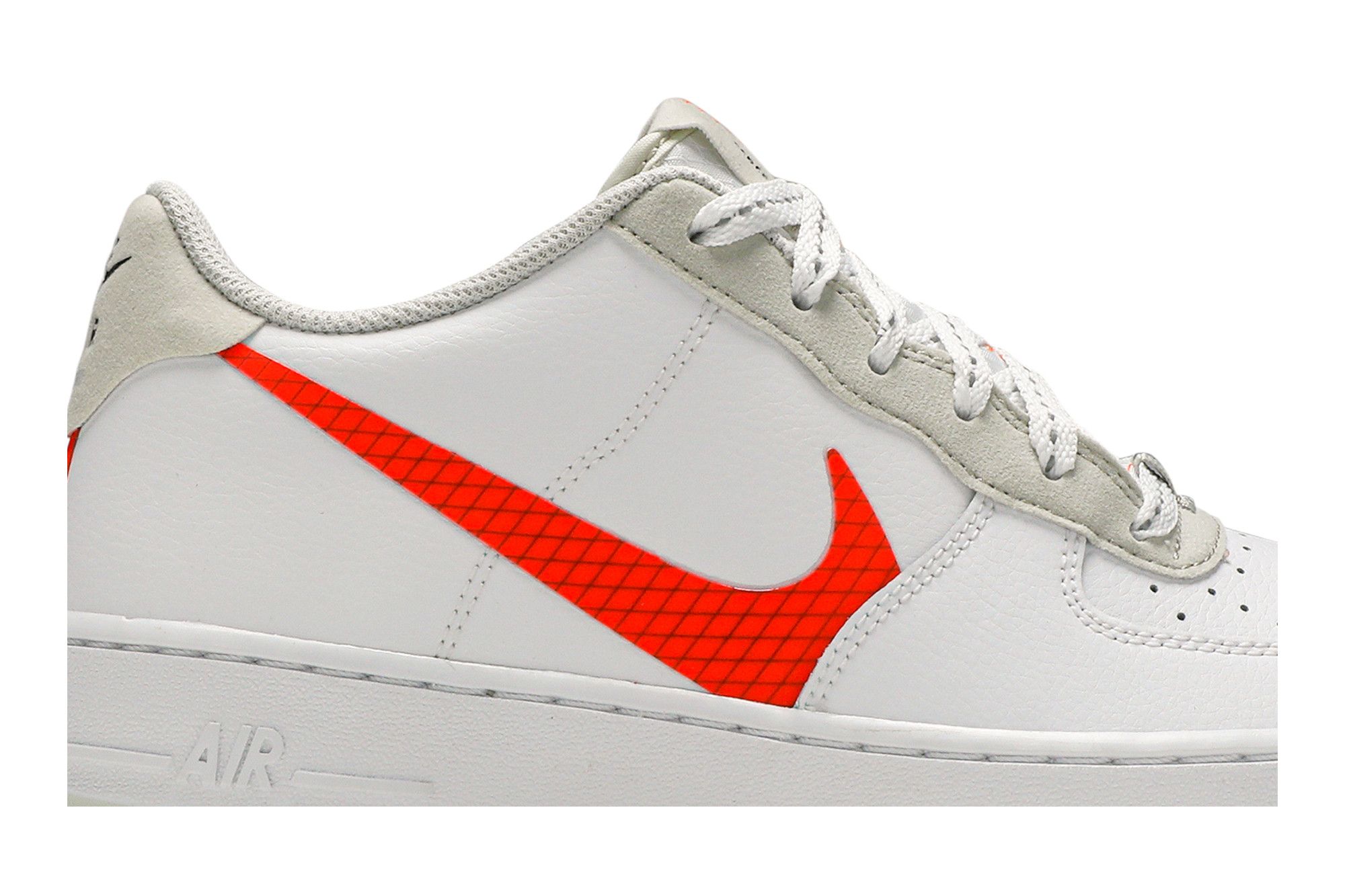 Size 3.5 Air Force 1 LV8 3 GS White Total Orange