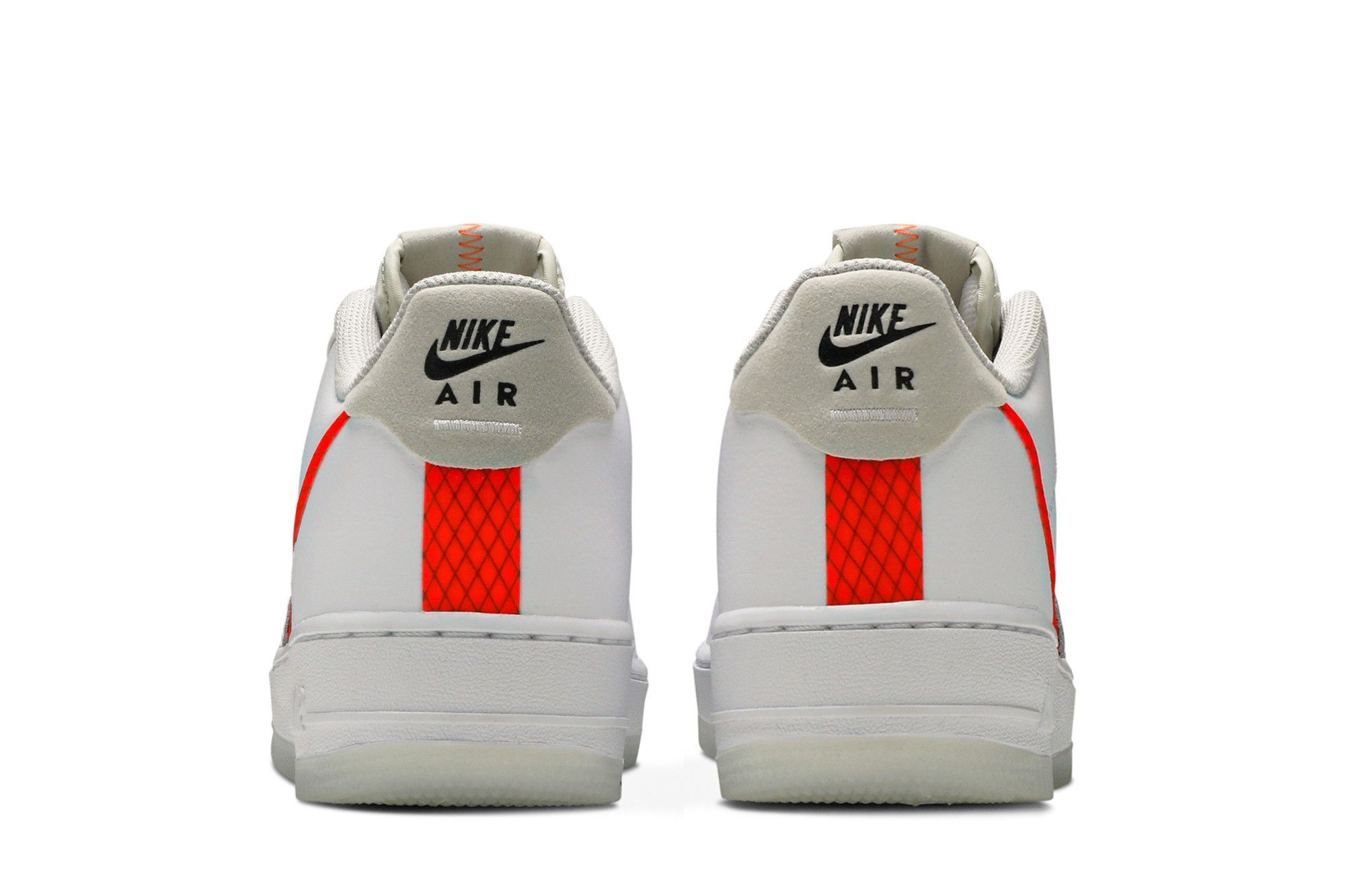 Achetez des Air Force 1 LV8 3 GS White Total Orange CD7409 100 GOAT FR