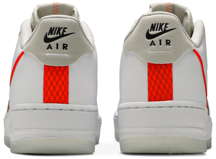 Nike Air Force 1 LV8 3 GS White Total Orange