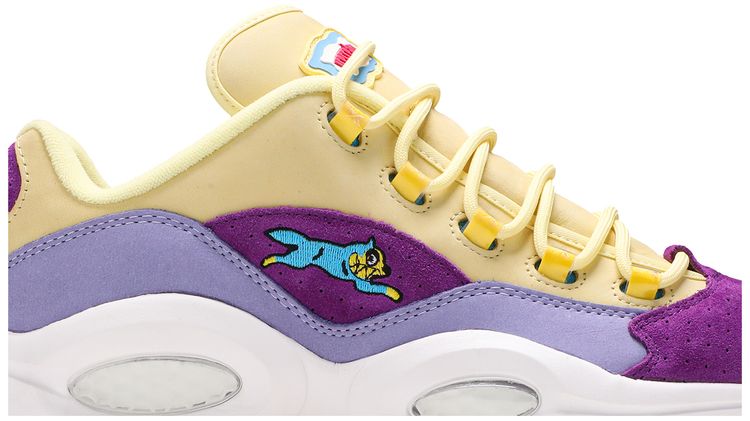 Reebok BBC Ice Cream x Question Low Yellow Lilac Glow