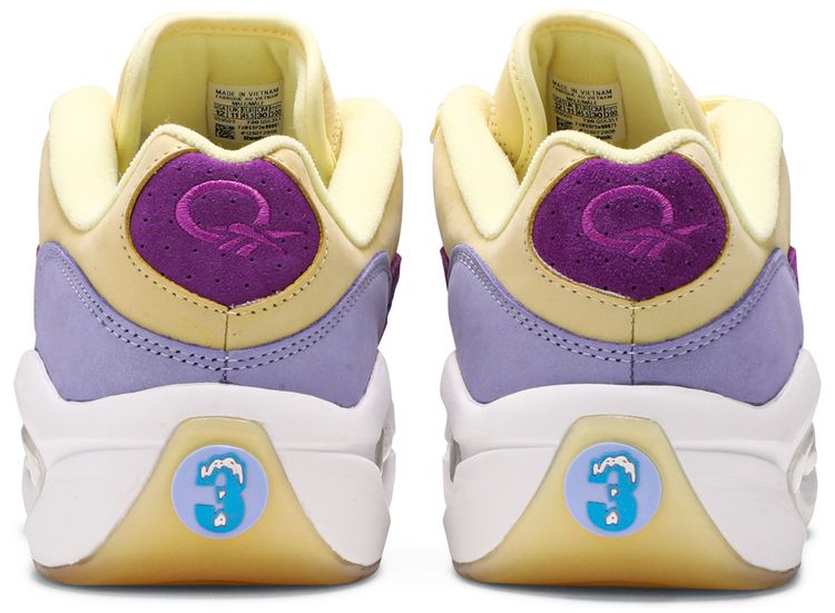 Reebok BBC Ice Cream x Question Low Yellow Lilac Glow