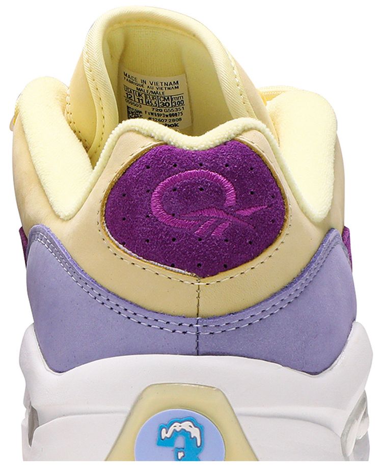 Reebok BBC Ice Cream x Question Low Yellow Lilac Glow