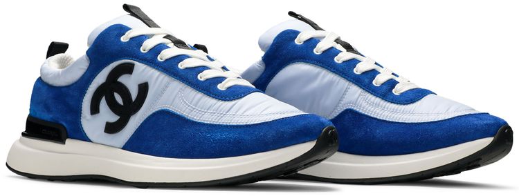 Chanel Suede Calfskin Sneaker Blue