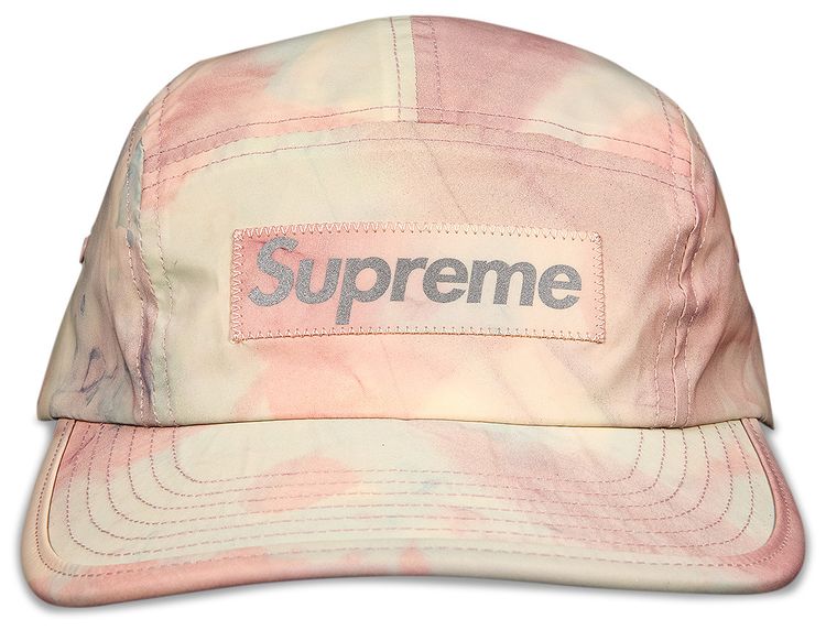 Supreme Reflective Dyed Camp Cap Magenta