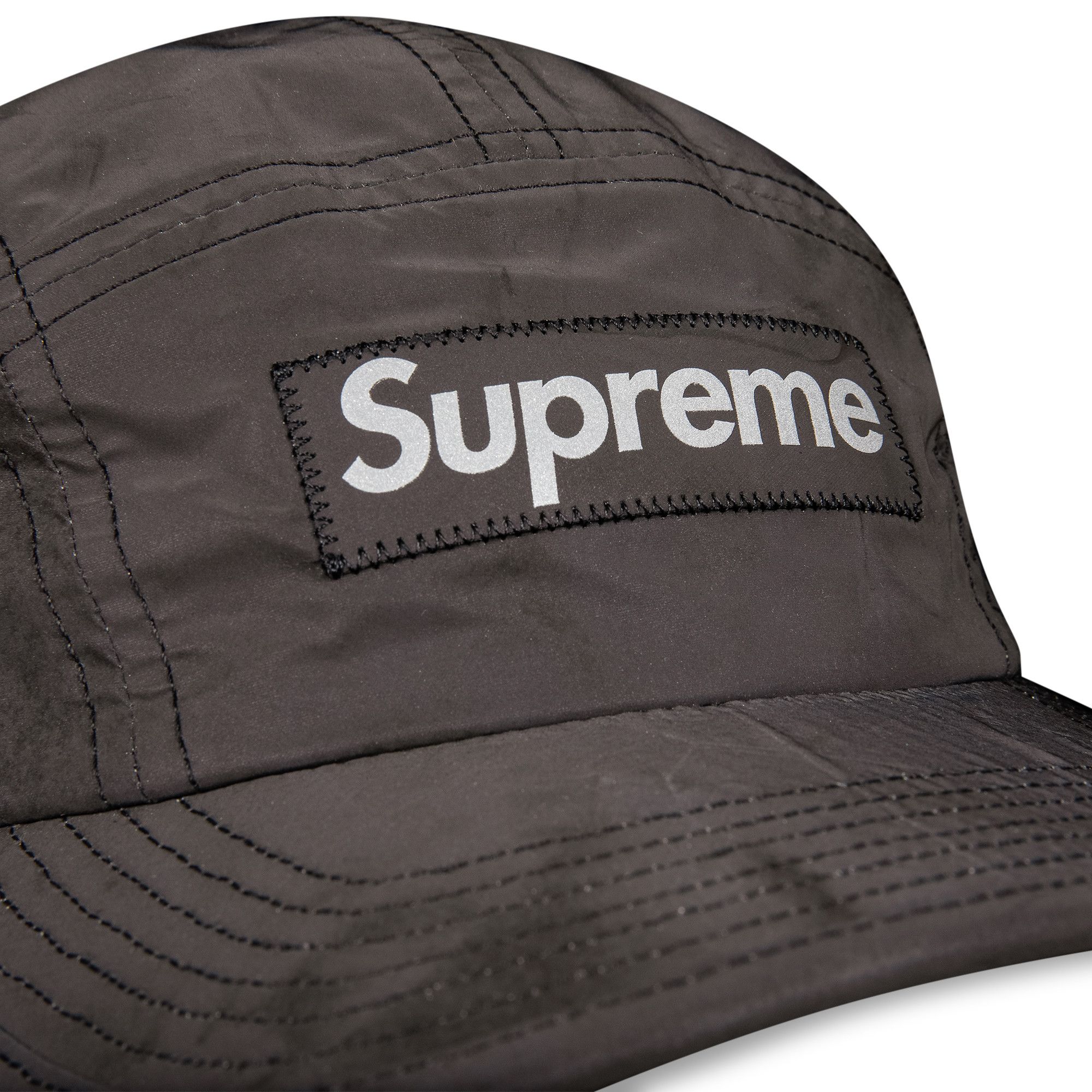 Buy Supreme Reflective Dyed Camp Cap 'Black' - SS21H22 BLACK | GOAT
