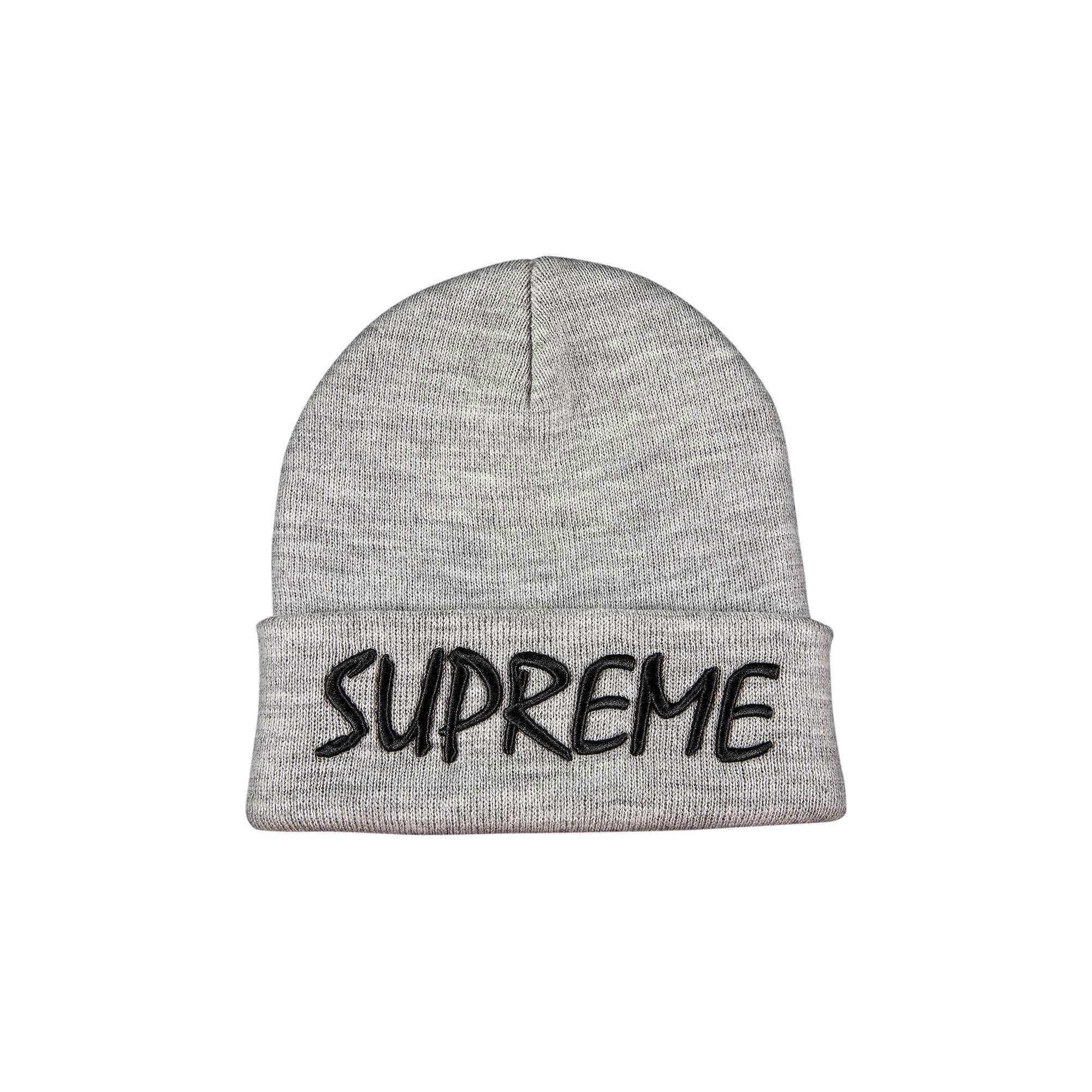 Supreme FTP Beanie Heather Grey