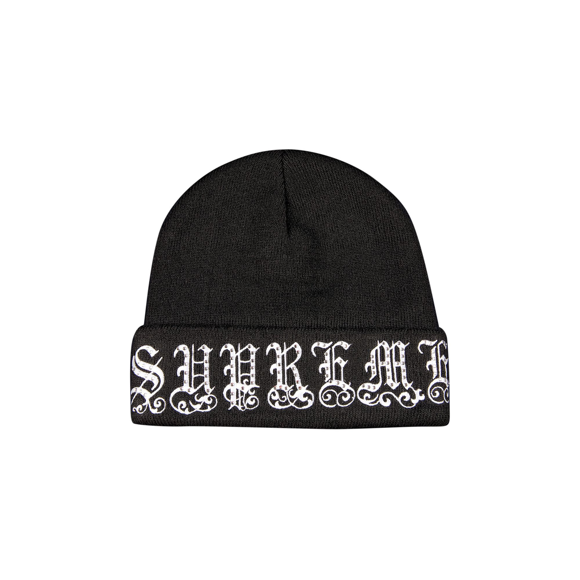 Supreme Old English Printed Beanie (SS25) - $40