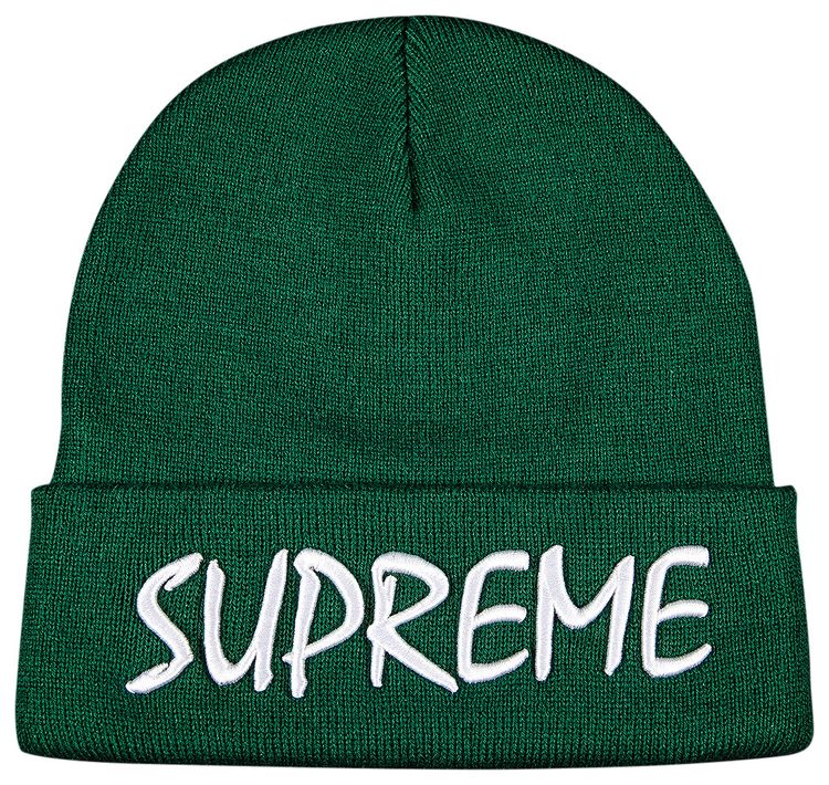 Supreme FTP Beanie Dark Green