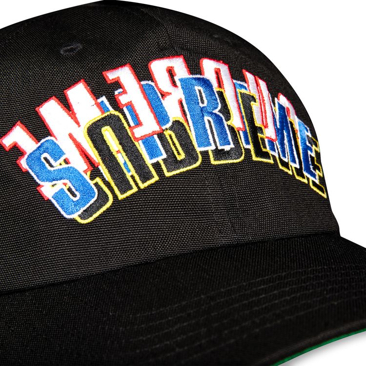 Supreme Stacked Cordura 6 Panel Black