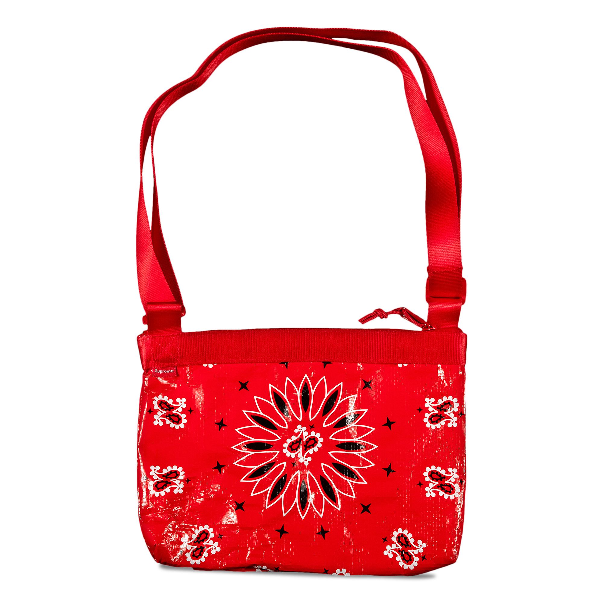 Buy Supreme Bandana Tarp Side Bag 'Red' - SS21B21 RED | GOAT