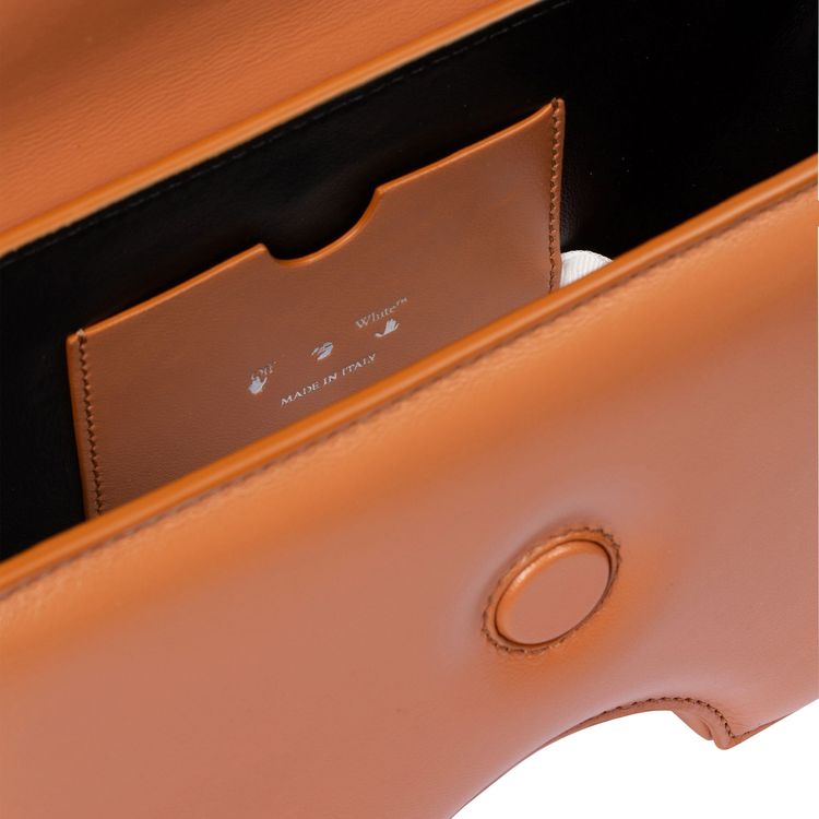 Off White Burrow Shoulder Bag 22 Camel