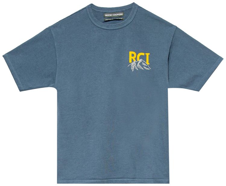 Reese Cooper Mountain Logo Tee Slate
