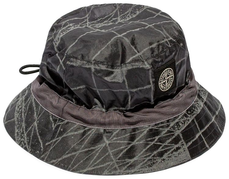 Stone Island Packable Bucket Hat Blue Grey