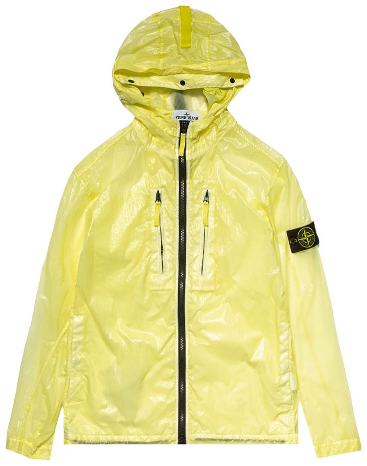 Stone Island Packable Hooded Field Jacket Lemon