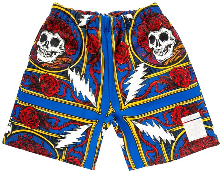 Chinatown Market Border Bandana Shorts Multicolor
