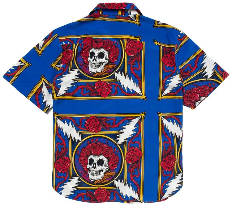 Chinatown Market Border Bandana Button Up Multicolor